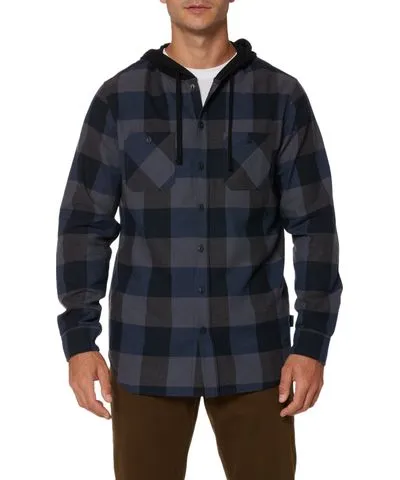 UNIONBAY True Navy Plaid Flannel Men's Hoodies 8/10/2022