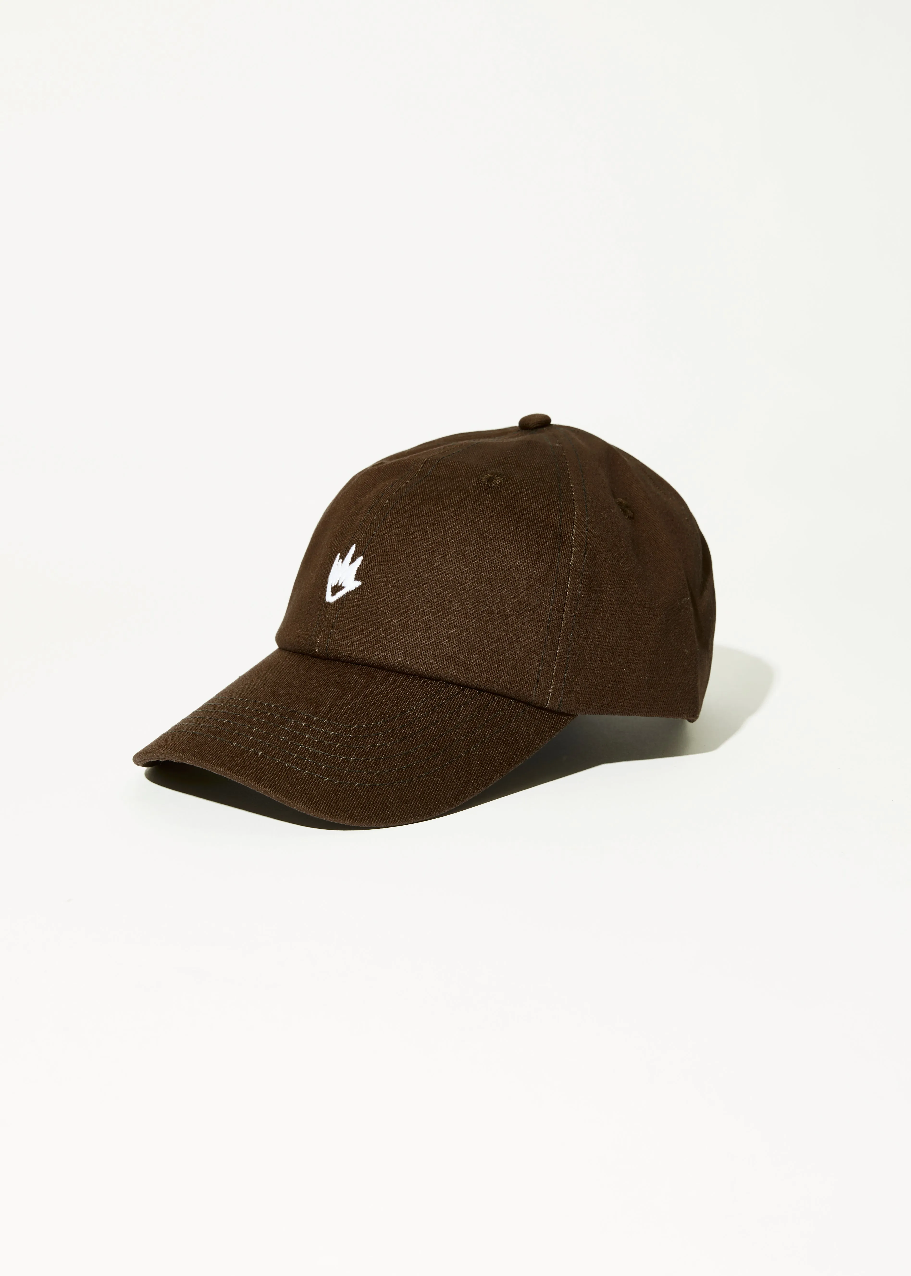 AFENDS Men's Core Six Panel Cap in Coffee