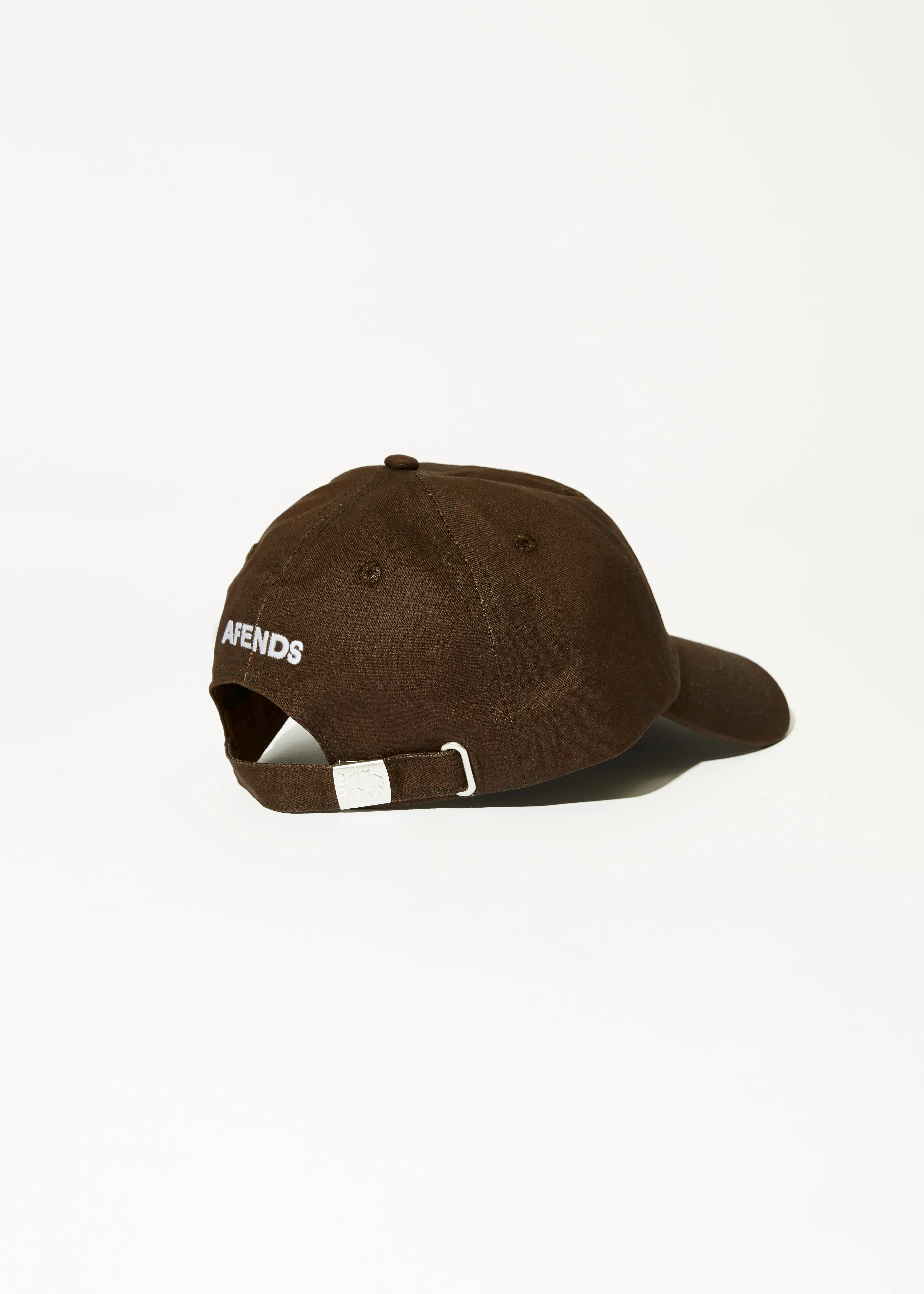 AFENDS Men's Core Six Panel Cap in Coffee