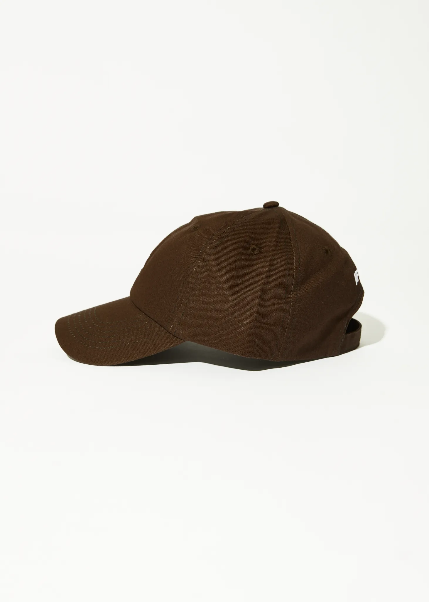 AFENDS Men's Core Six Panel Cap in Coffee