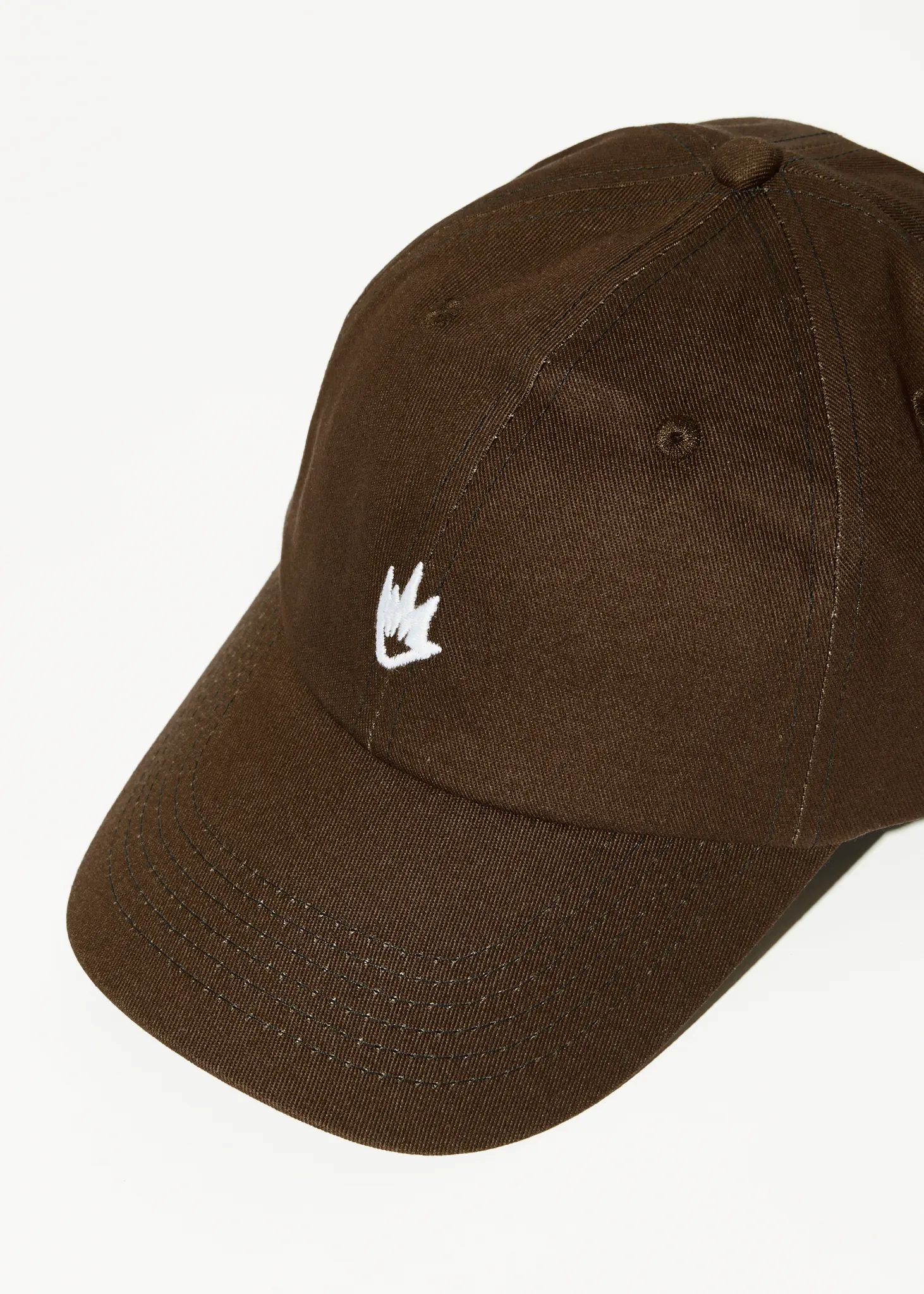 AFENDS Men's Core Six Panel Cap in Coffee