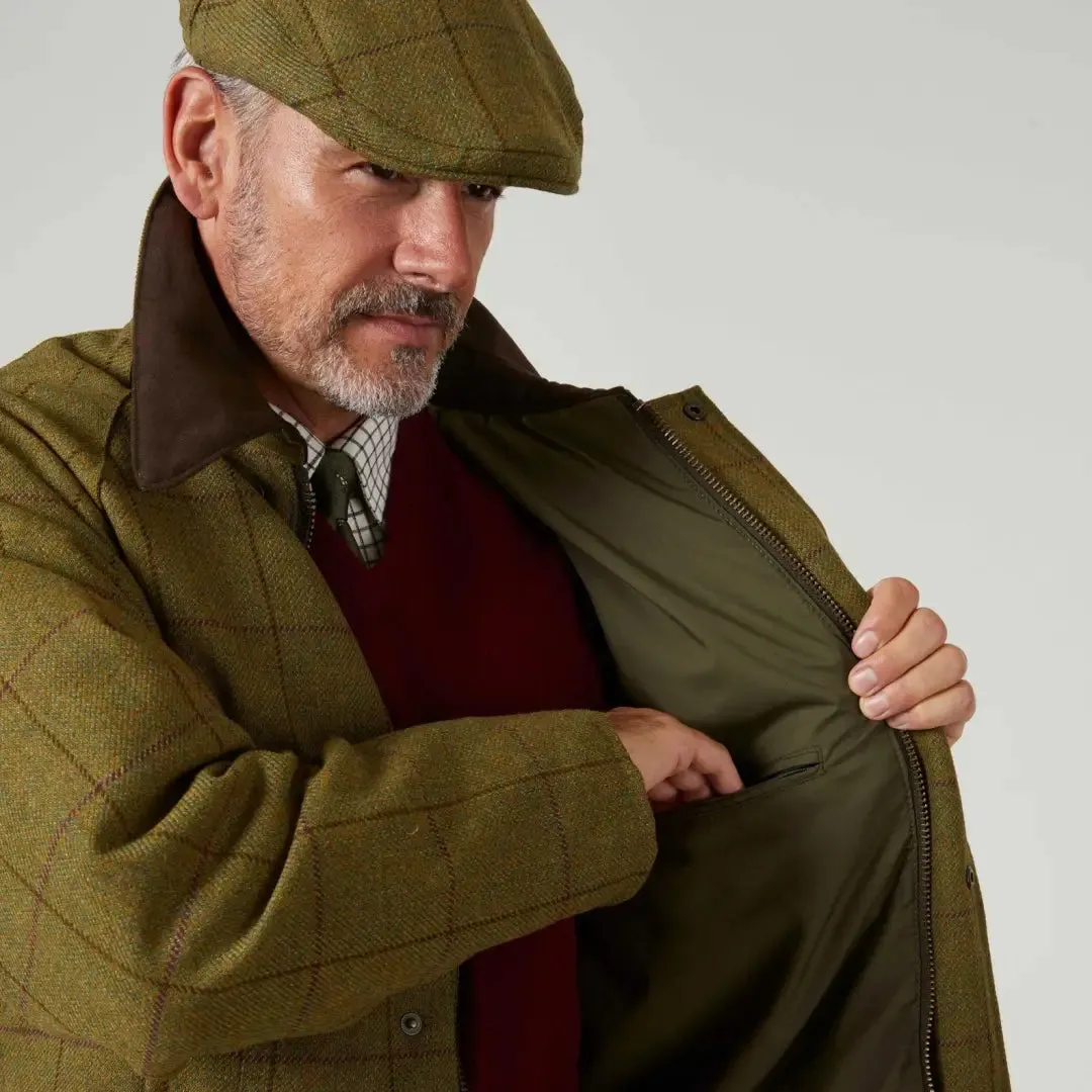 Alan Paine Rutland Waterproof Tweed Coat - Alan Paine Men's Waterproof Tweed Coat