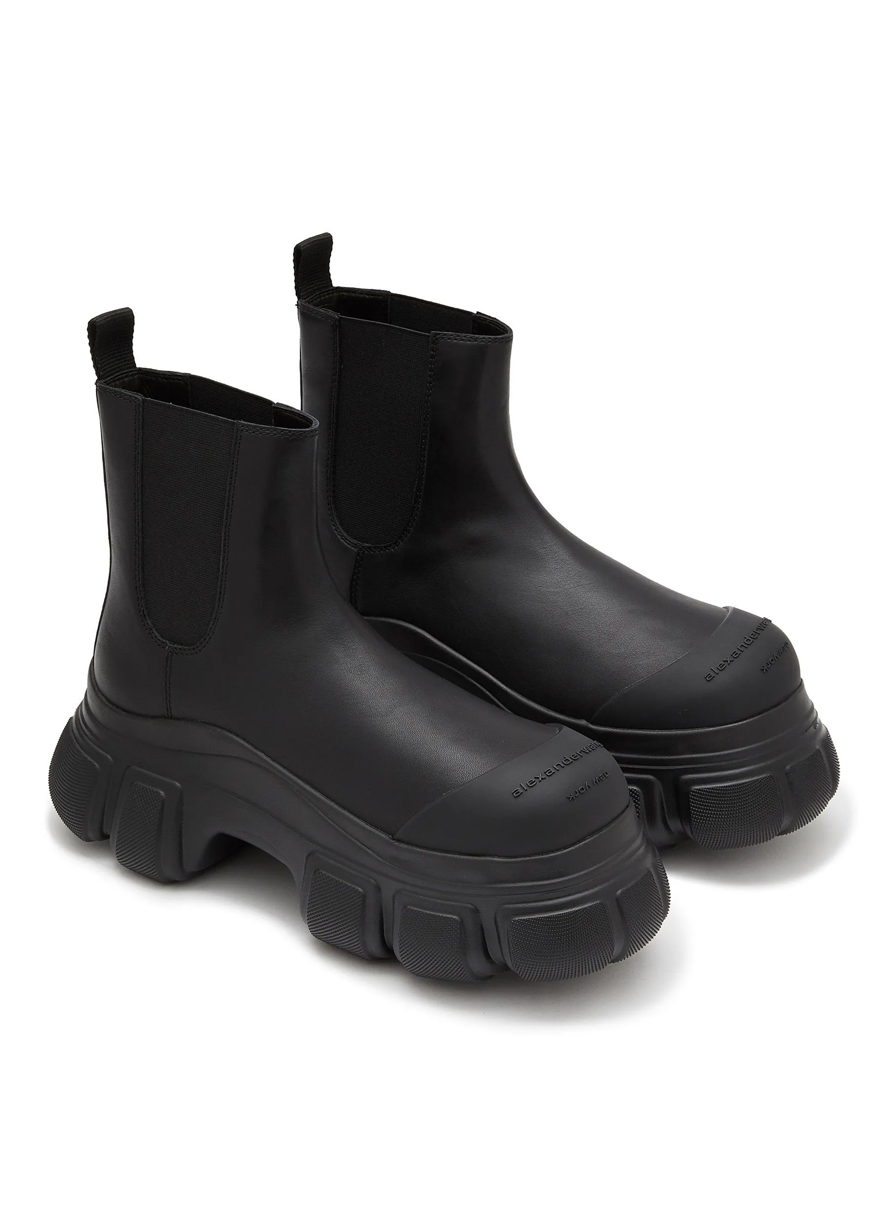 Alexander Wang Storm Leather Chelsea Boots