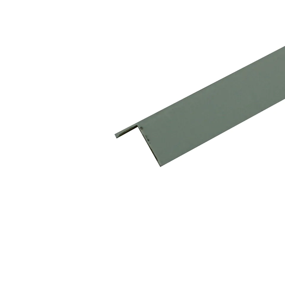 Angle Equal Sided Self Adhesive PVC White 1x20x20mm x 2.5mtr