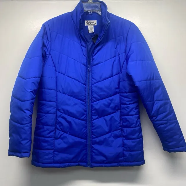 Anthony Richards Blue Puffer Coat - Women's Size Large