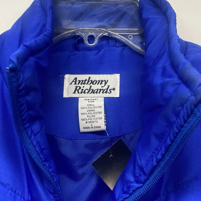 Anthony Richards Blue Puffer Coat - Women's Size Large