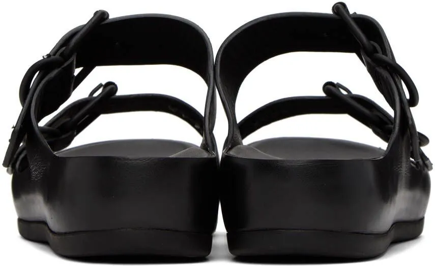 AT.KOLLEKTIVE Black Natacha Ramsay Levi Edition Sandals