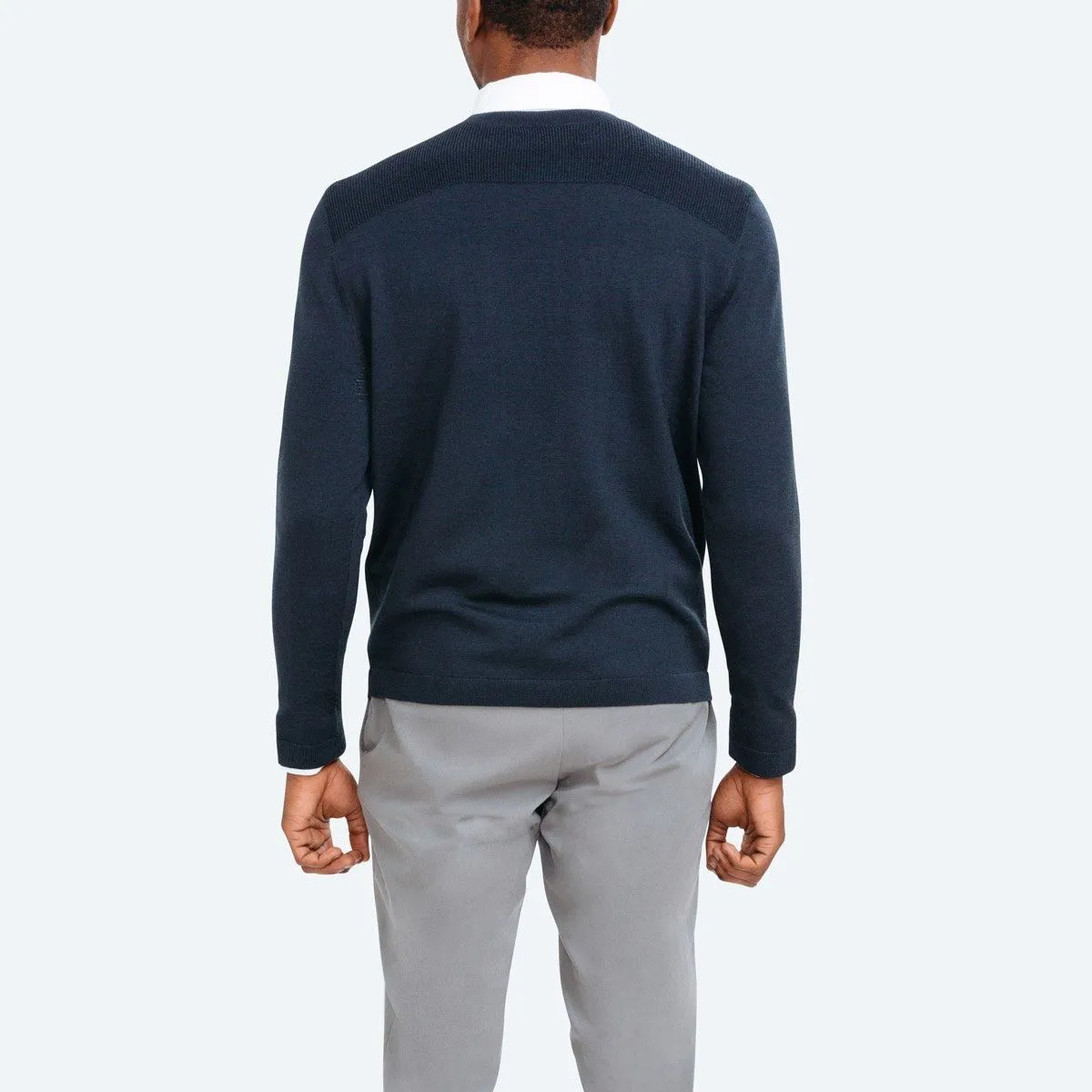 Navy Atlas Crew Neck Sweater