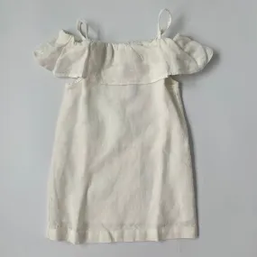 Brand New Belle Enfant White Linen Dress: 6-12 Months