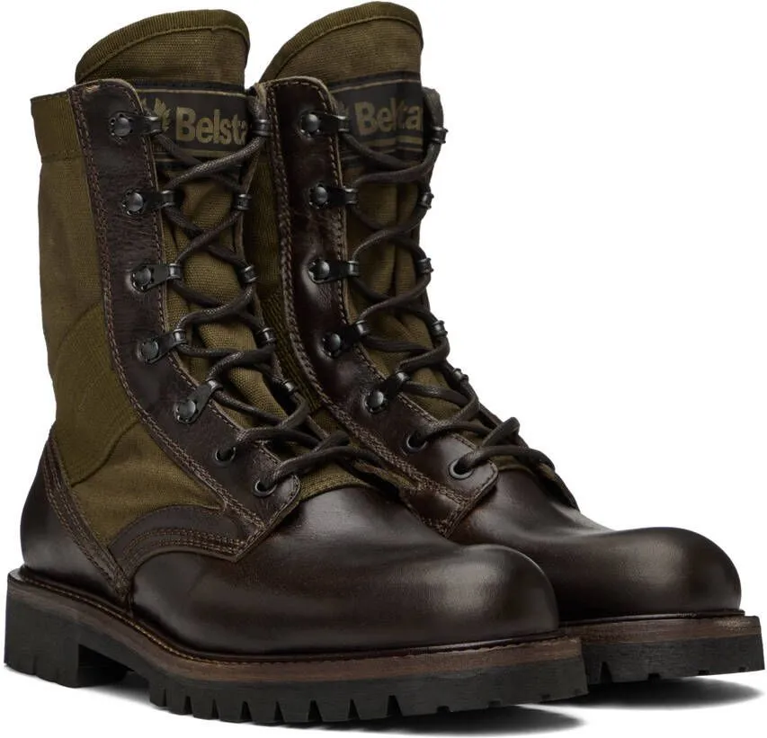 Belstaff Khaki Trooper Boots