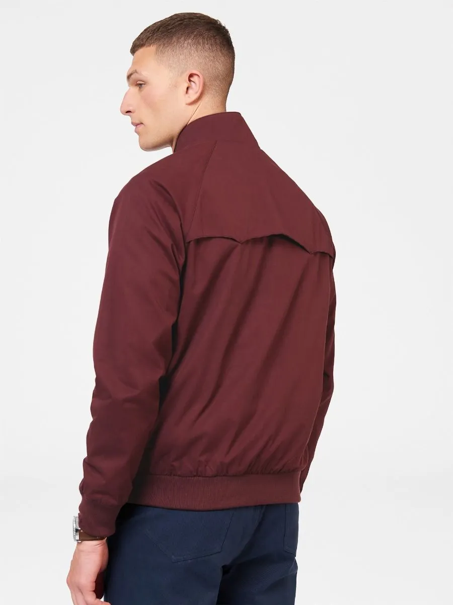 Ben Sherman Aubergine Signature Casual Harrington Jacket