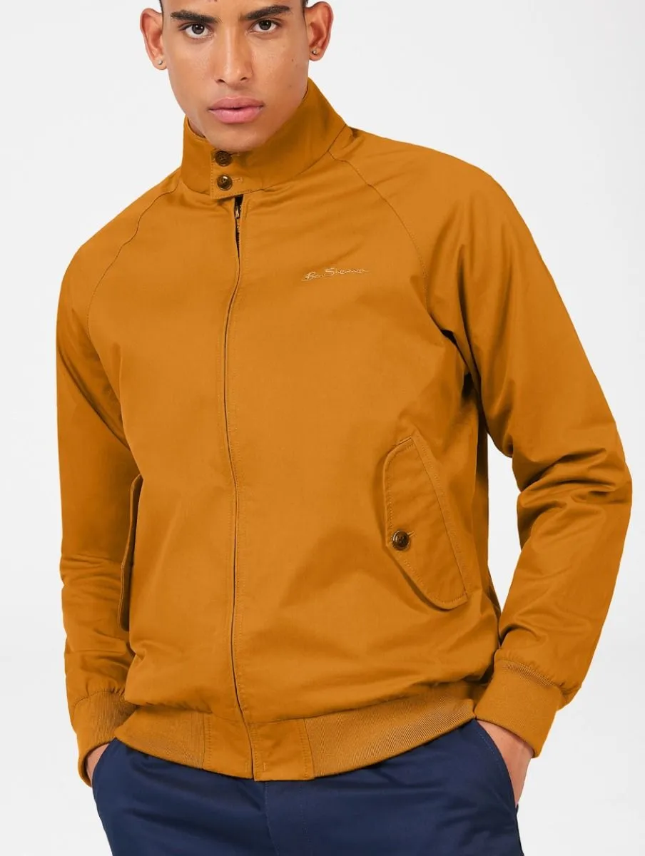 Ben Sherman Mustard Signature Casual Harrington Jacket