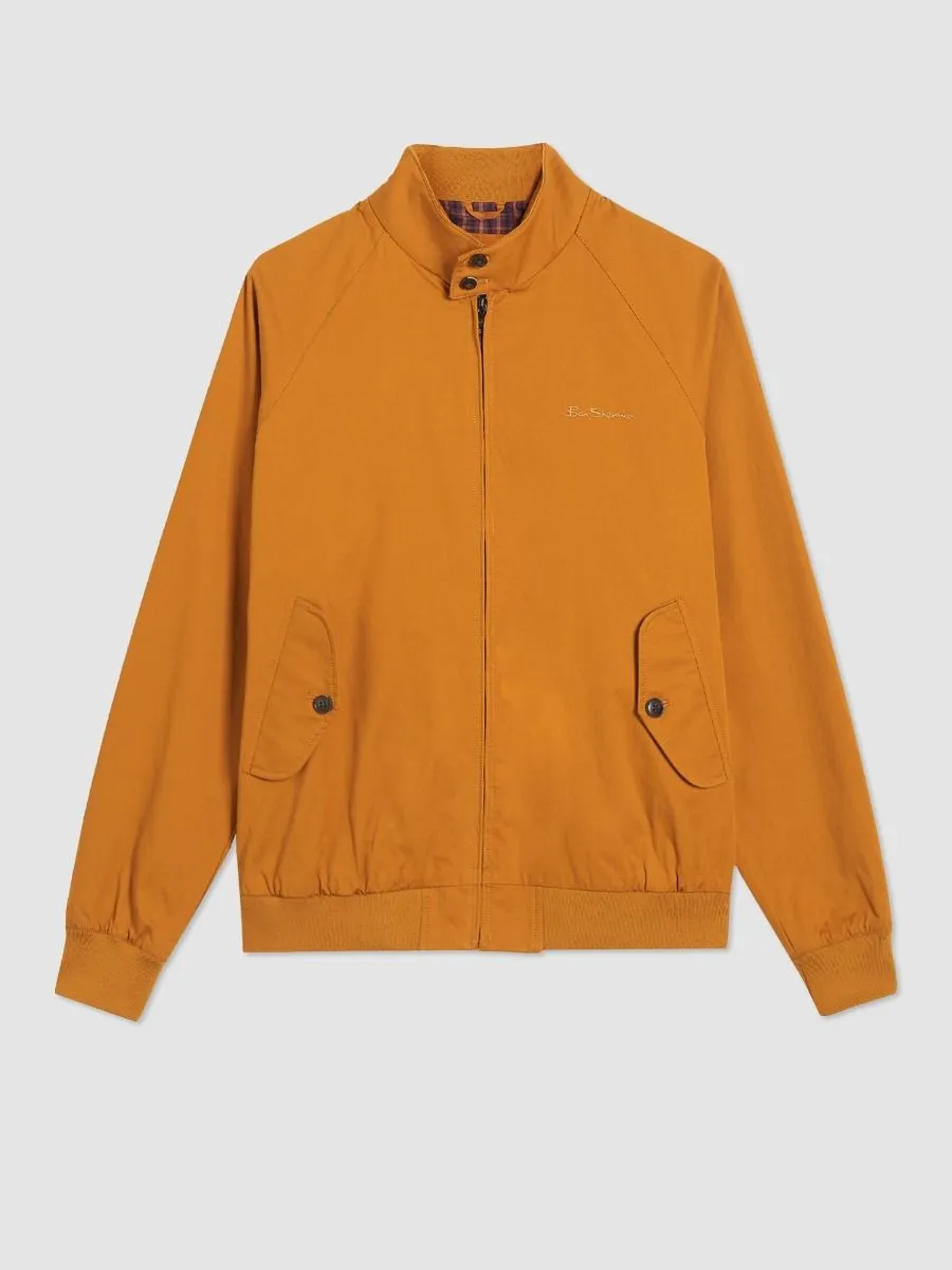 Ben Sherman Mustard Signature Casual Harrington Jacket