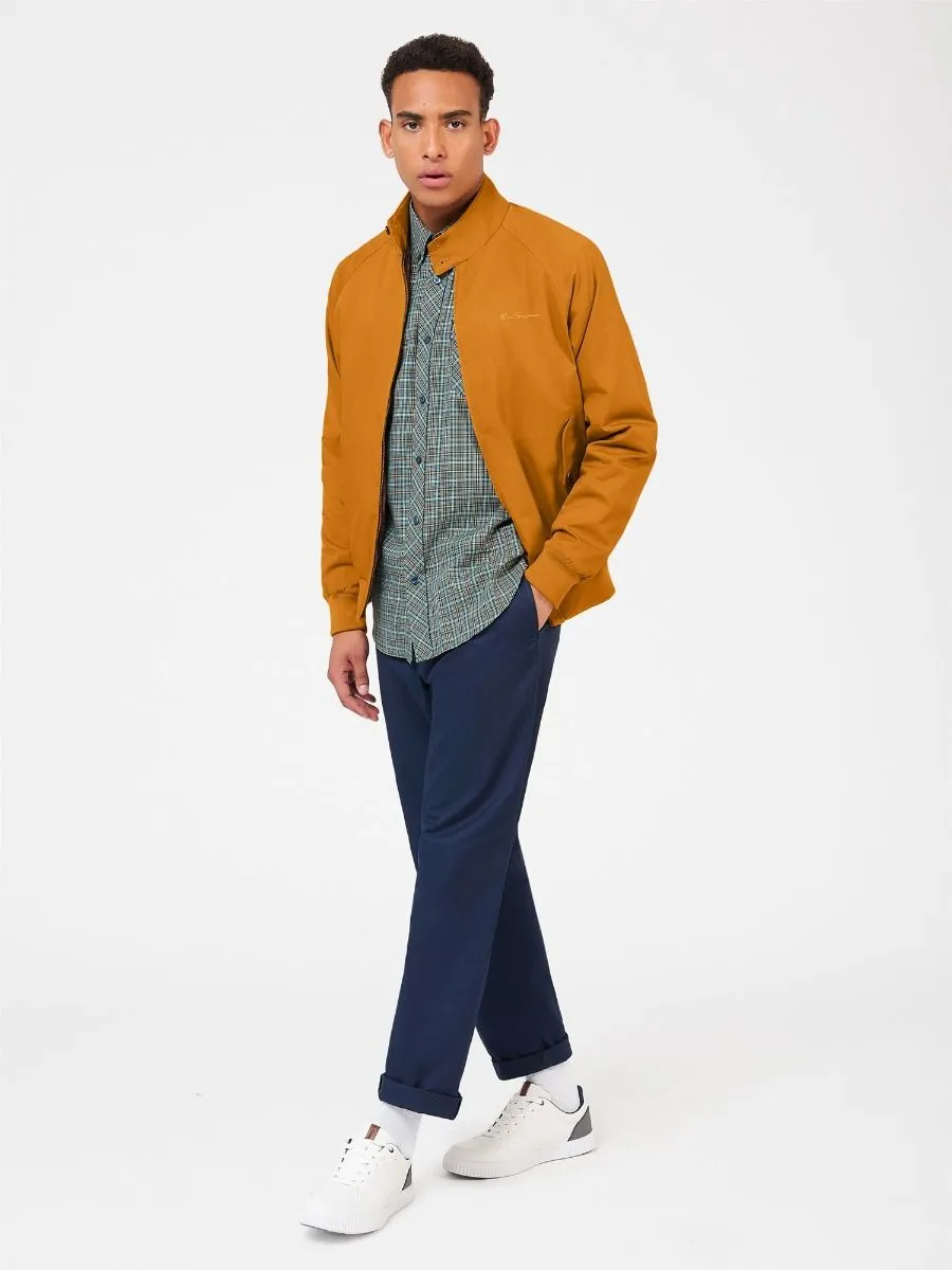 Ben Sherman Mustard Signature Casual Harrington Jacket