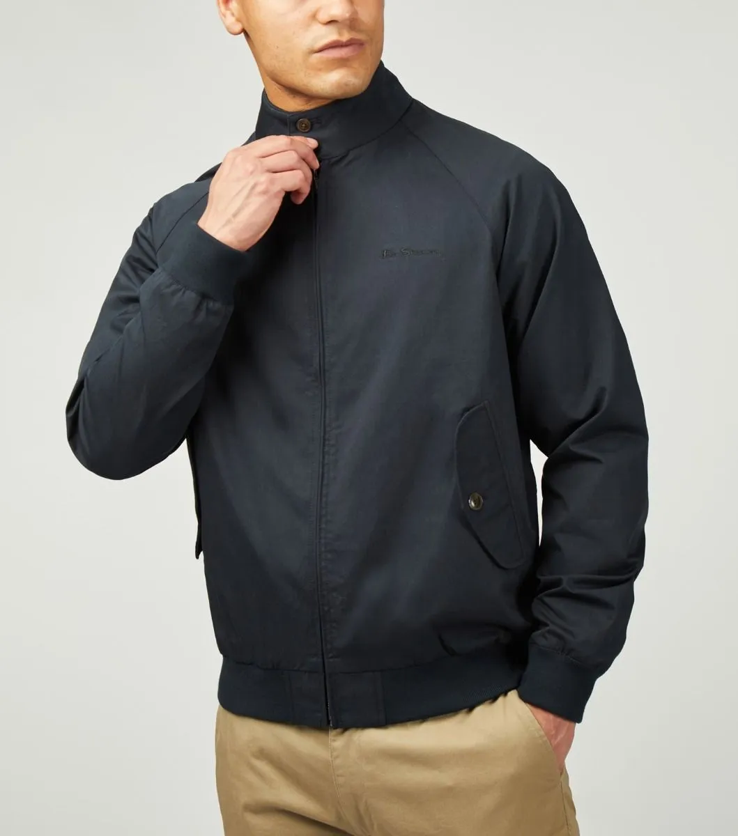 Ben Sherman Signature Casuals Dark Navy Harrington Jacket