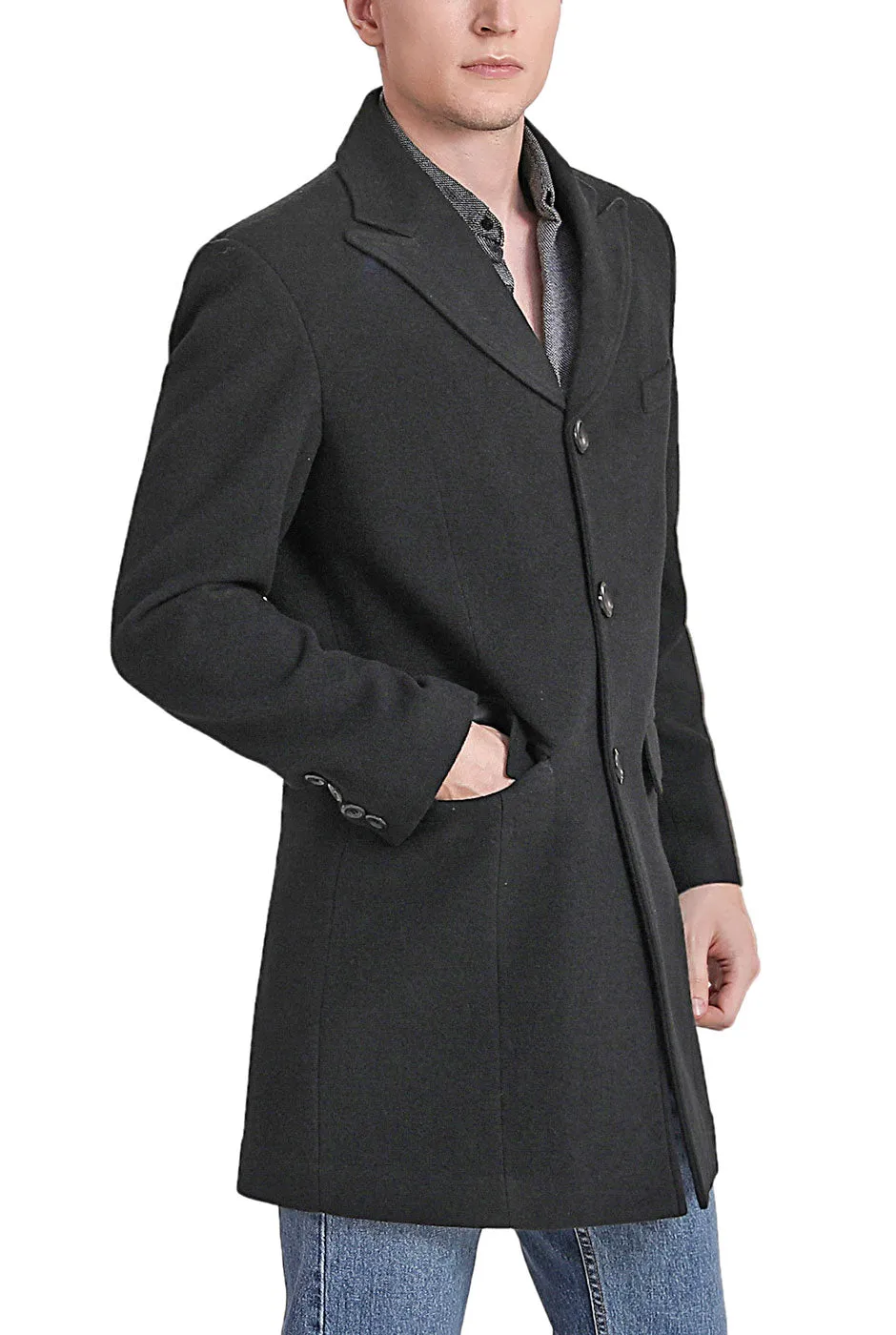 Marc Walker Coat Wool Blend Men shop BGSD.