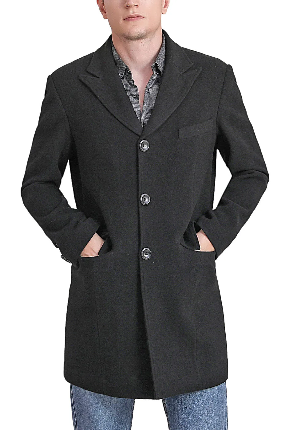 Marc Walker Coat Wool Blend Men shop BGSD.