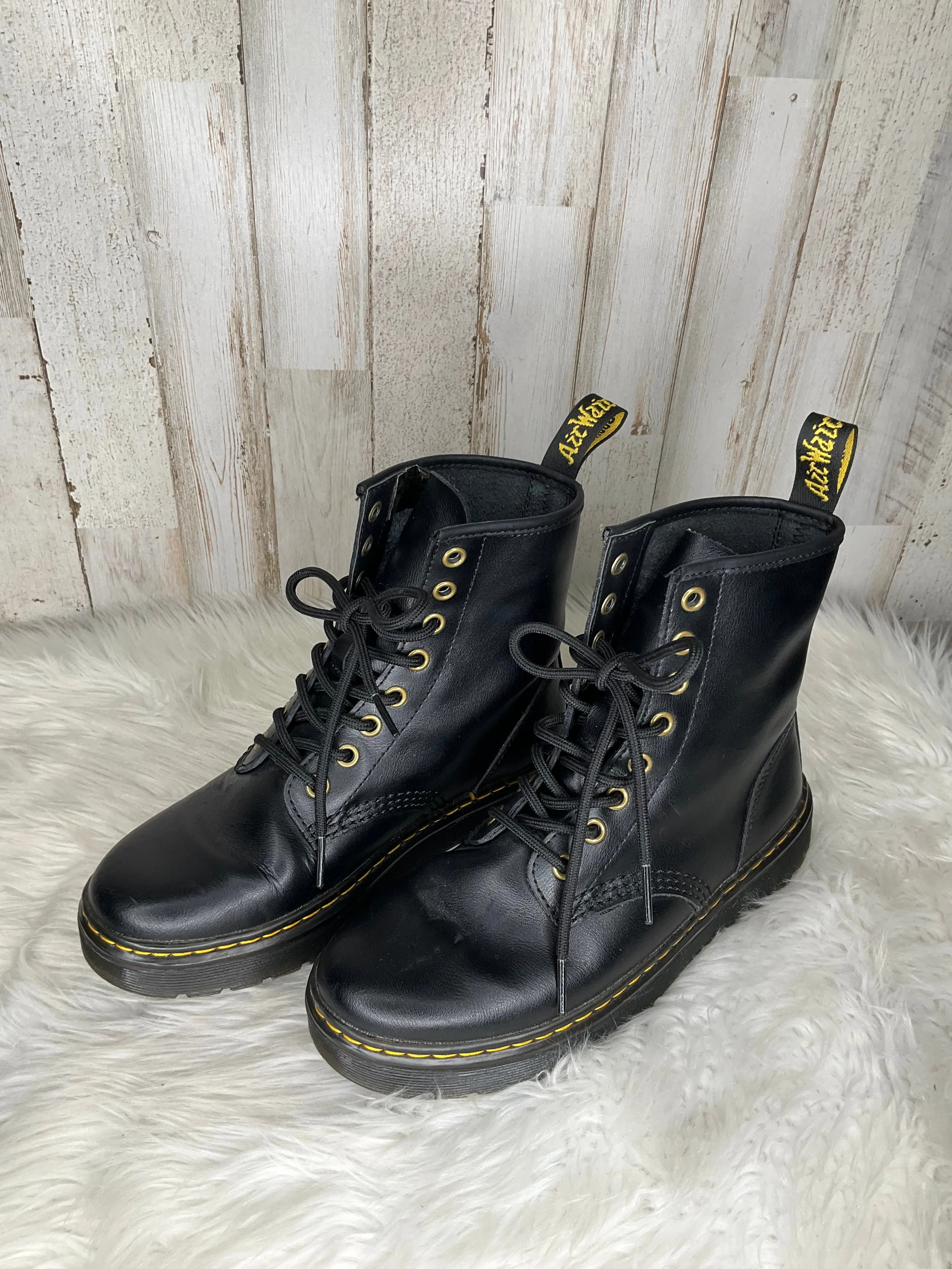 Black Dr Martens Combat Boots Size 7