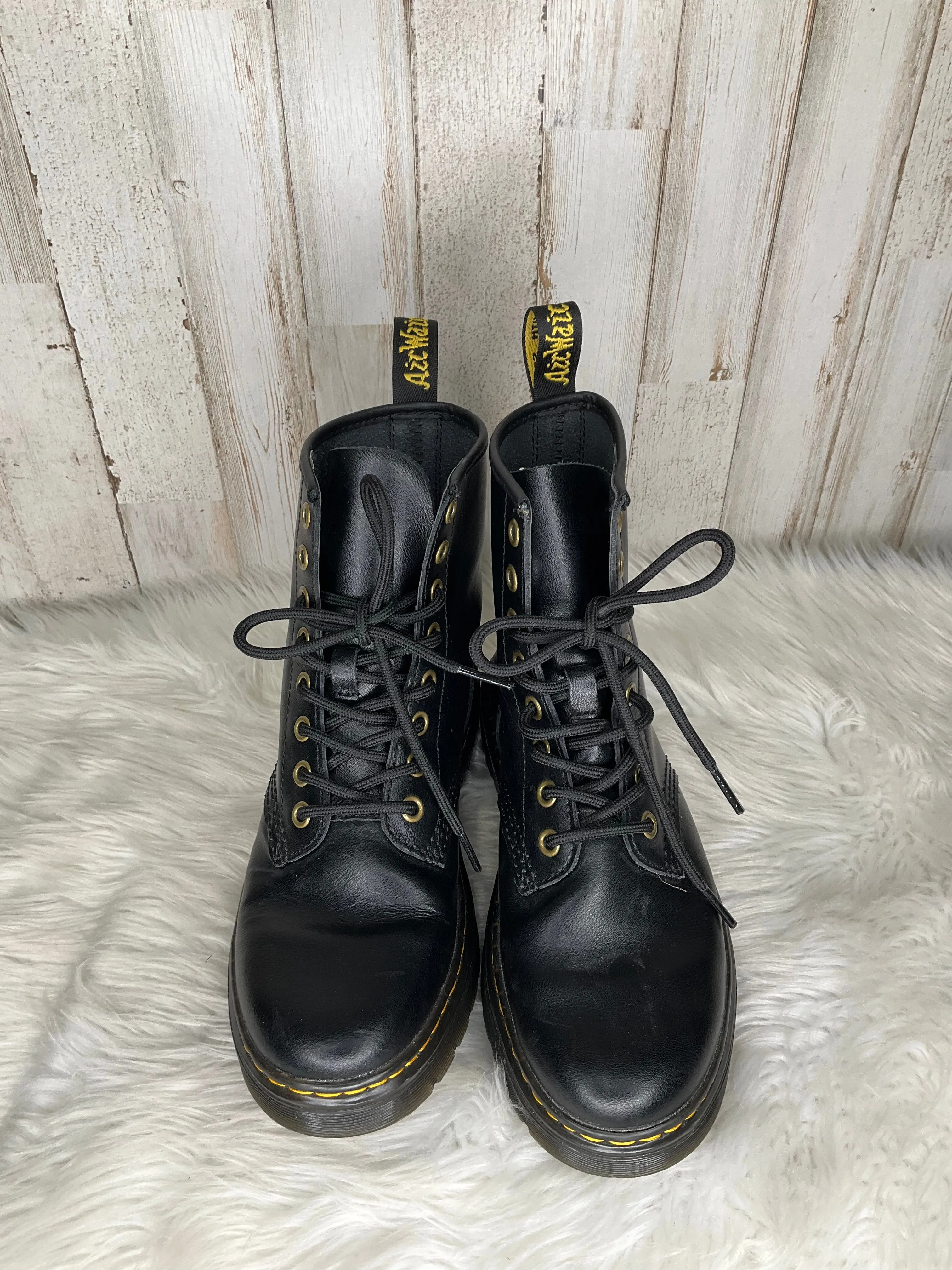 Black Dr Martens Combat Boots Size 7