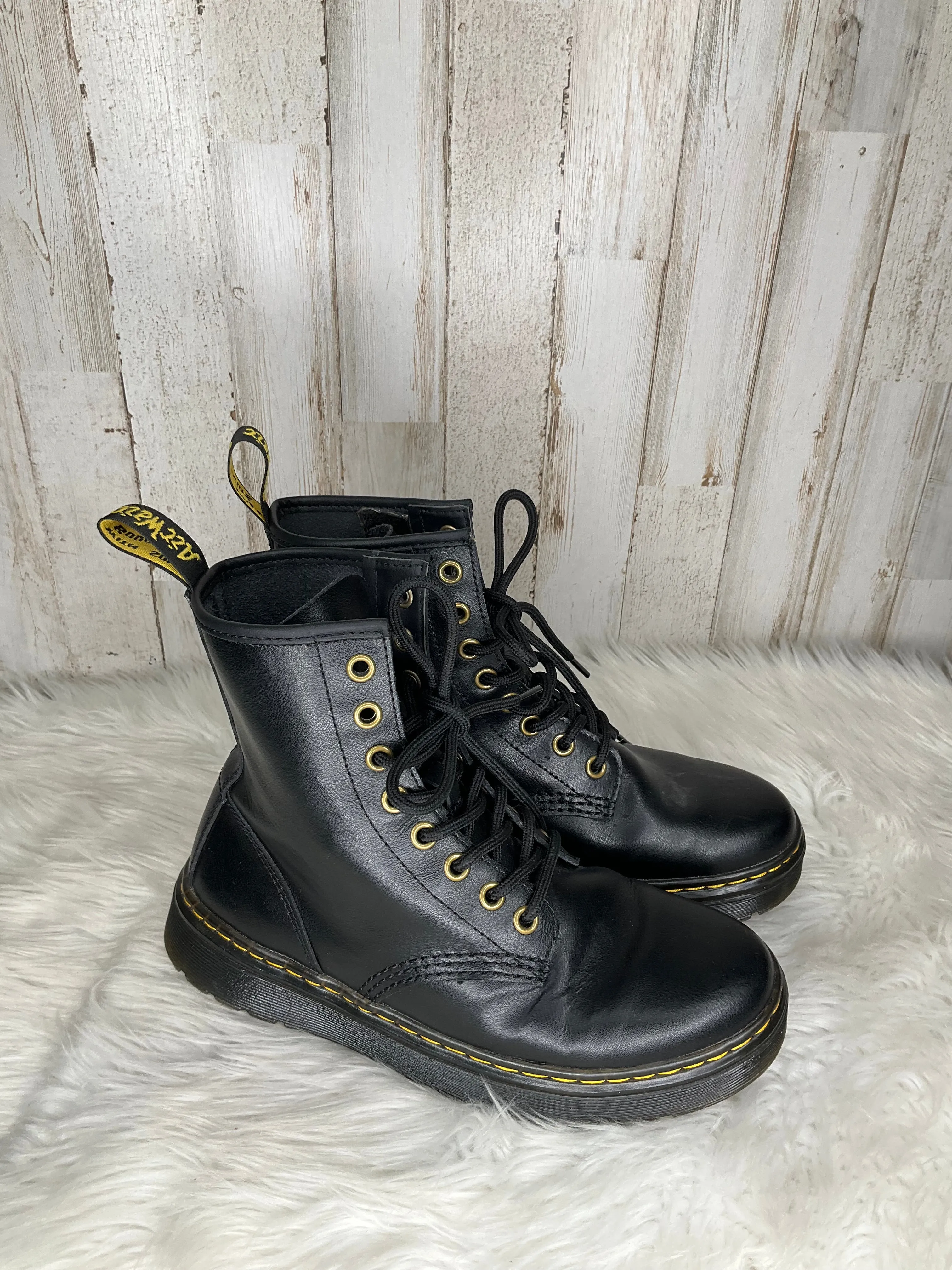 Black Dr Martens Combat Boots Size 7