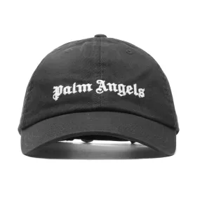 Black White Classic Logo Cap