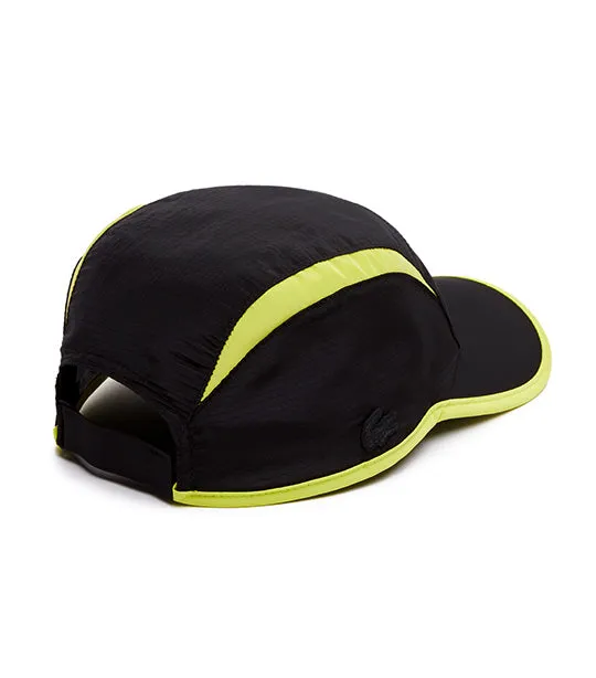 Black/Firefly Cutout Jockey Cap