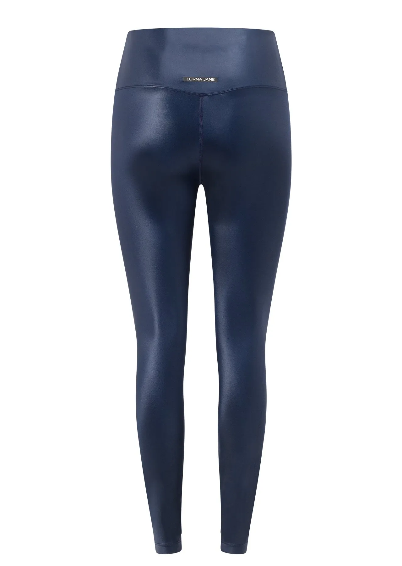 Blue Wet Look Leggings - Lorna Jane Australia