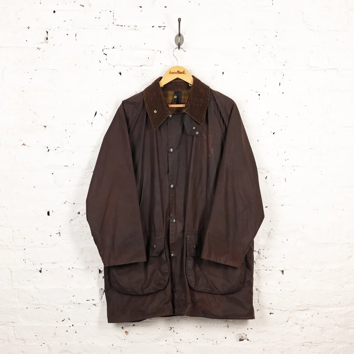 Brown Wax Jacket Coat