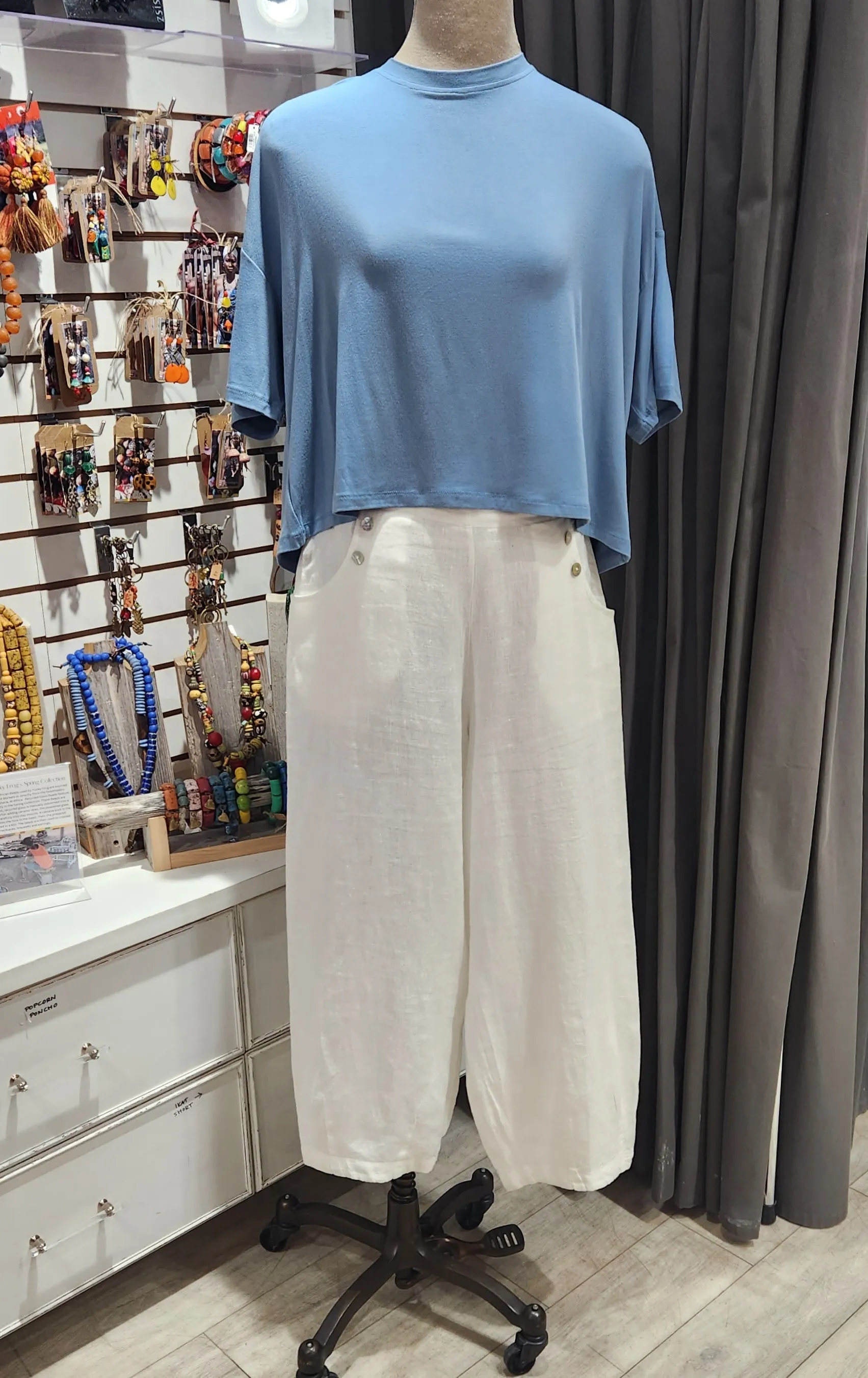 Bryn Walker Genie Pant Linen 7624