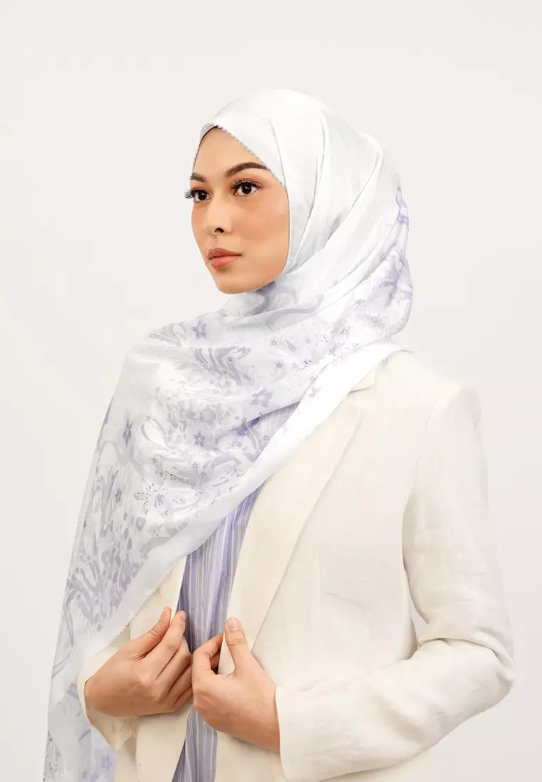 Buttonscarves Paradiso Voile Square - Jasmine