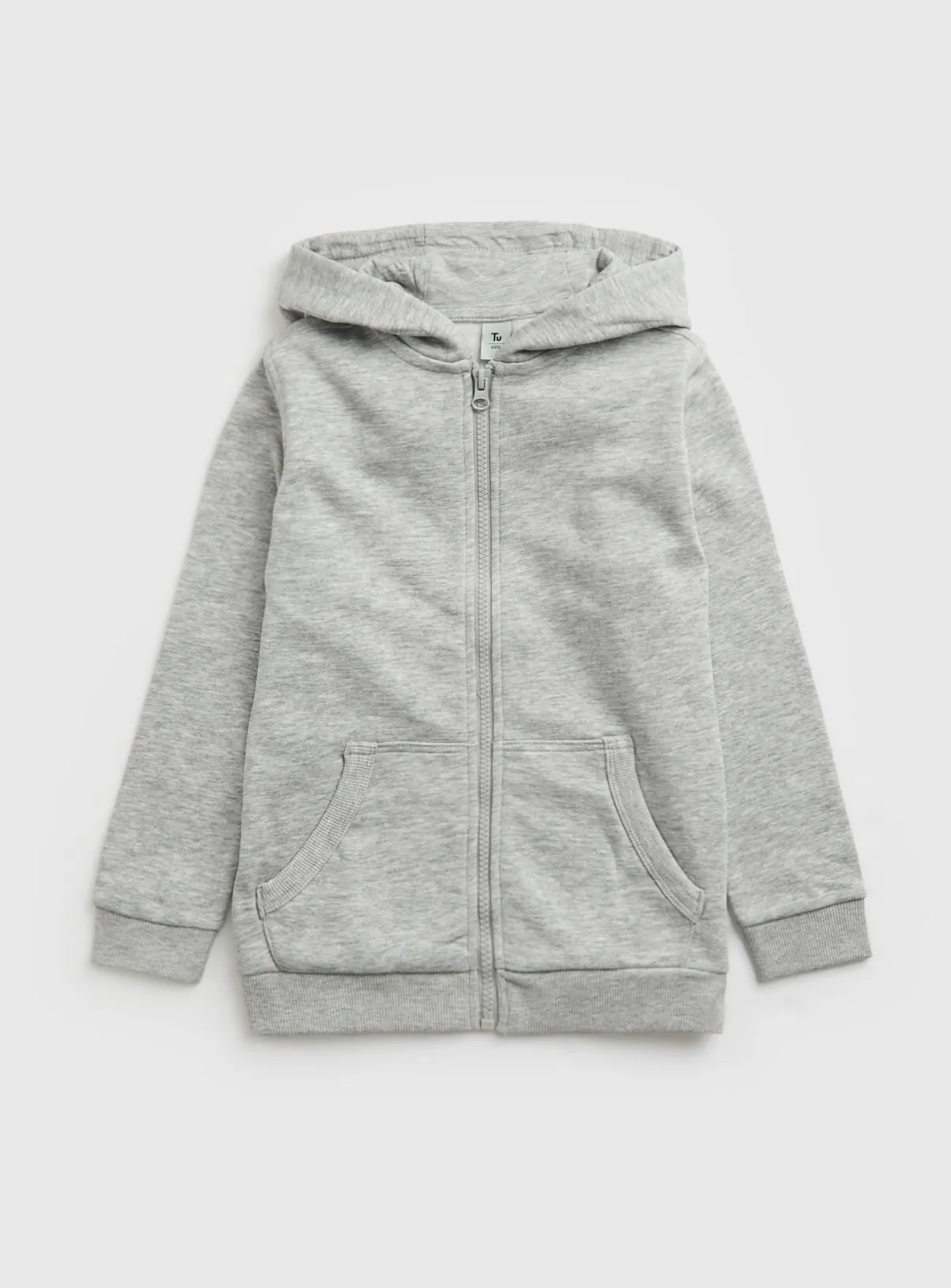 Grey Zip Through Hoodie - 5 Years | Shop Jumpers & Hoodies at Tu - Buy Now