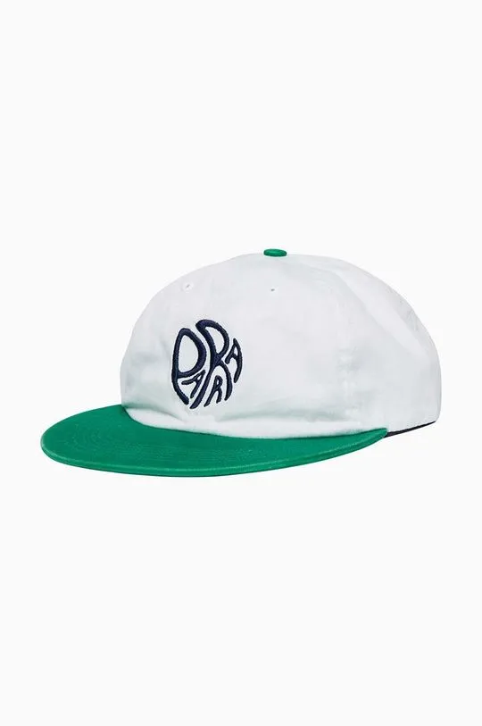 By Parra Cotton Baseball Cap Circle Tweak White Color