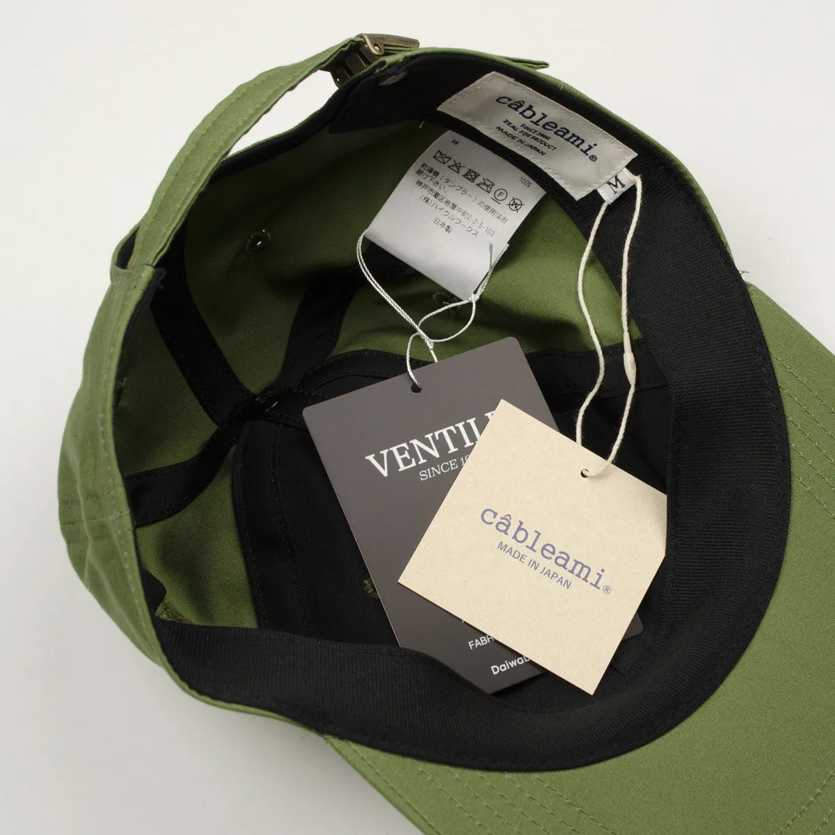 Cableami 60/2 Ventile 6-Panel Cap Olive