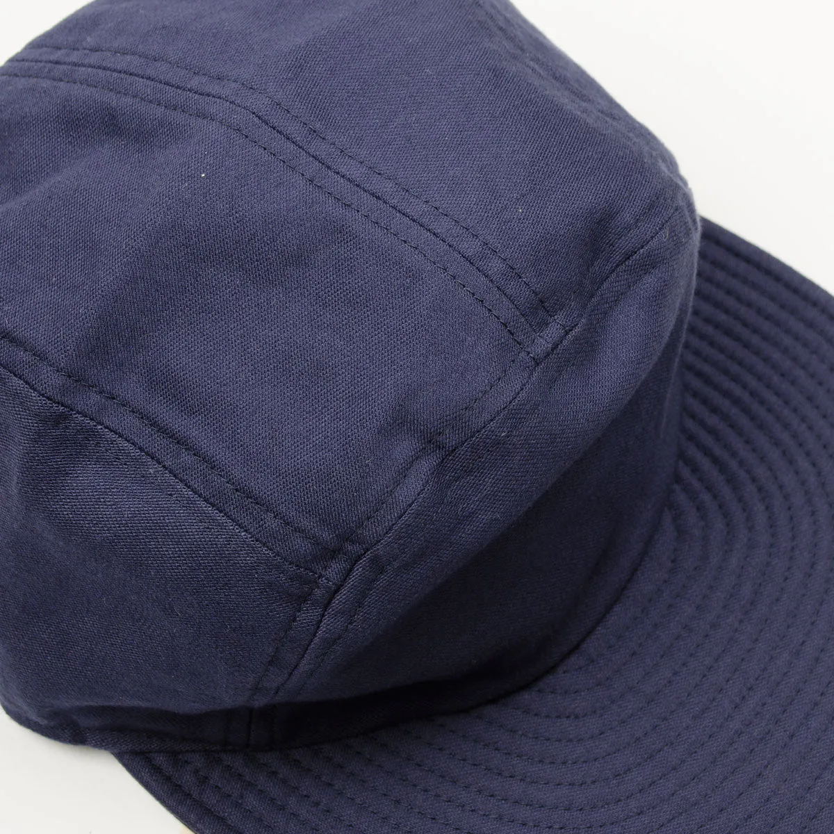 cableami Navy Soft Bill Cap Baker Back Satin Sulfit Dye