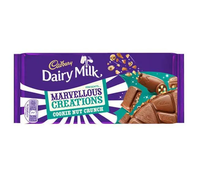 Cadbury Dairy Milk Marvellous Creations Cookie Nut Crunch 200g