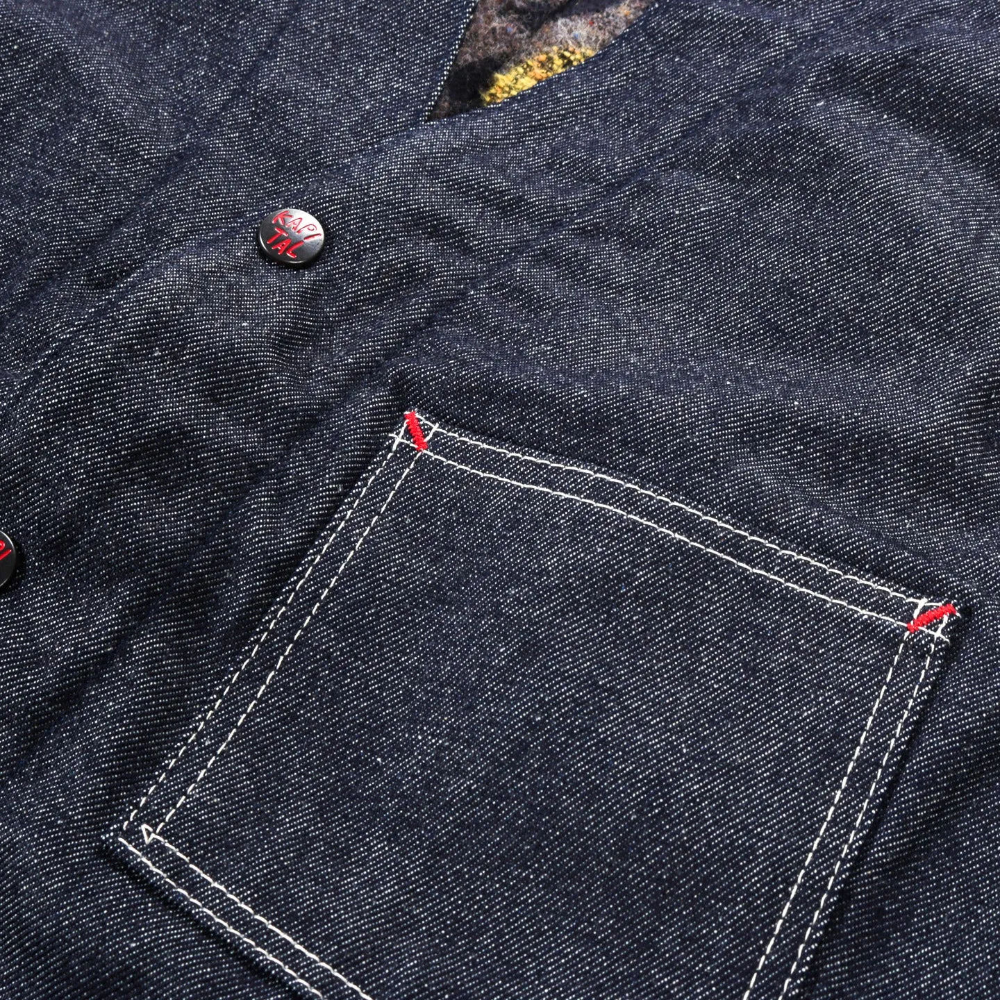 Capitol 13 oz Denim Lined Rookie Chot Kit in Indigo Blue