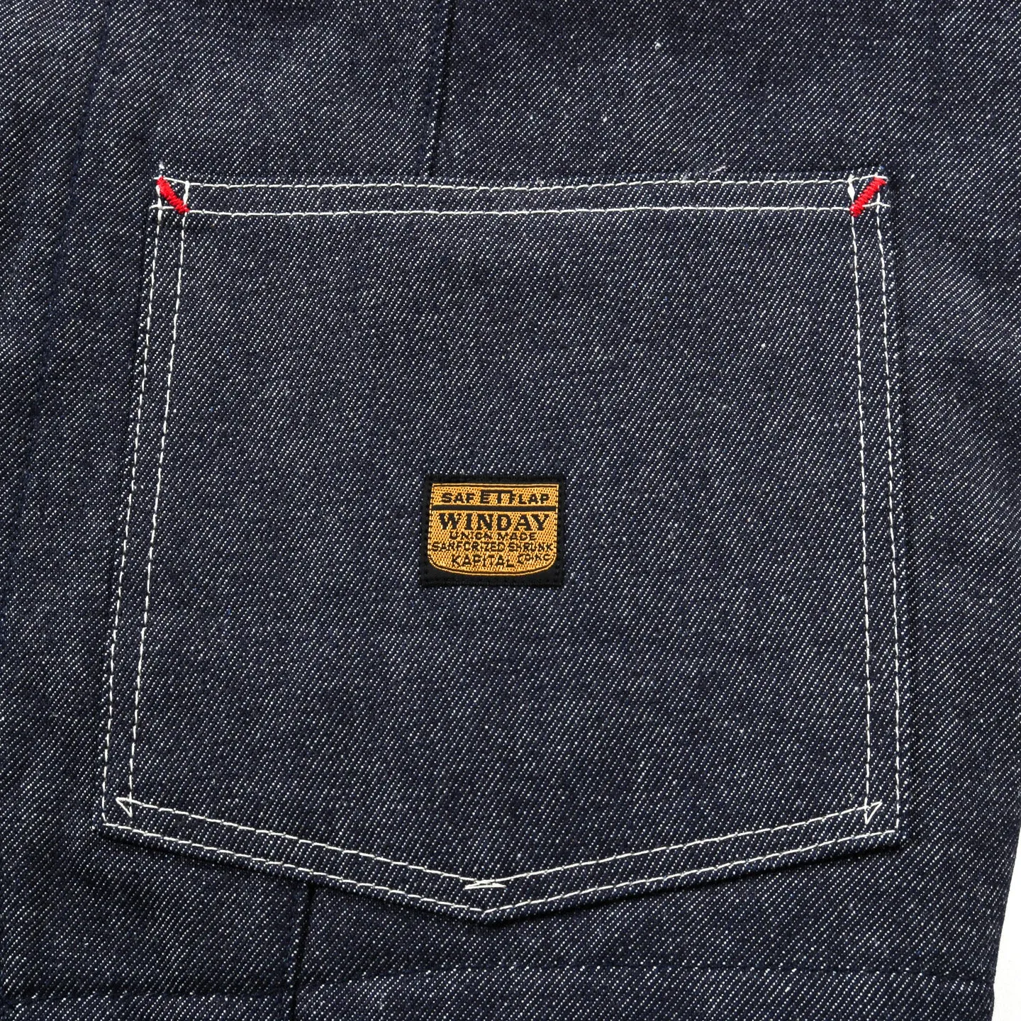 Capitol 13 oz Denim Lined Rookie Chot Kit in Indigo Blue