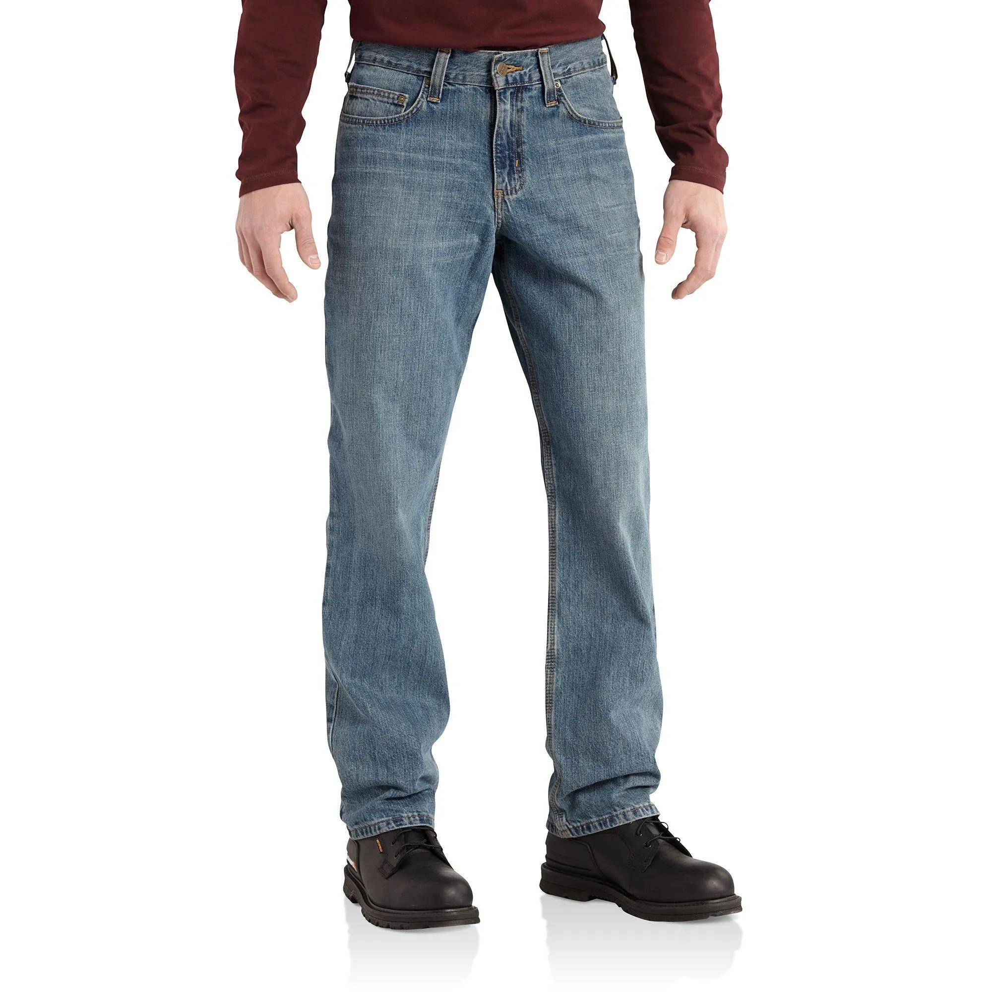 Carhartt Relaxed Straight Leg Five Pocket Jean - Best fitting work jeans