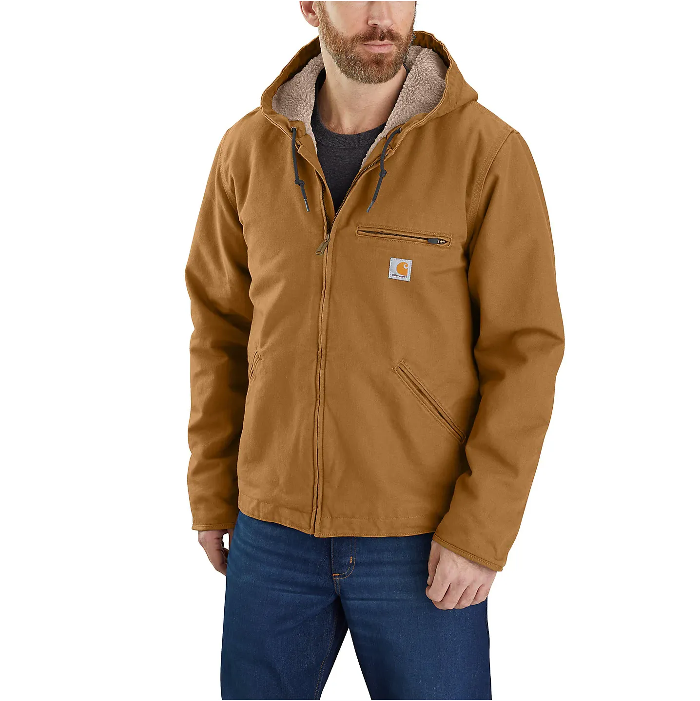 Carhartt Washed Duck Sherpa-Lined Jacket