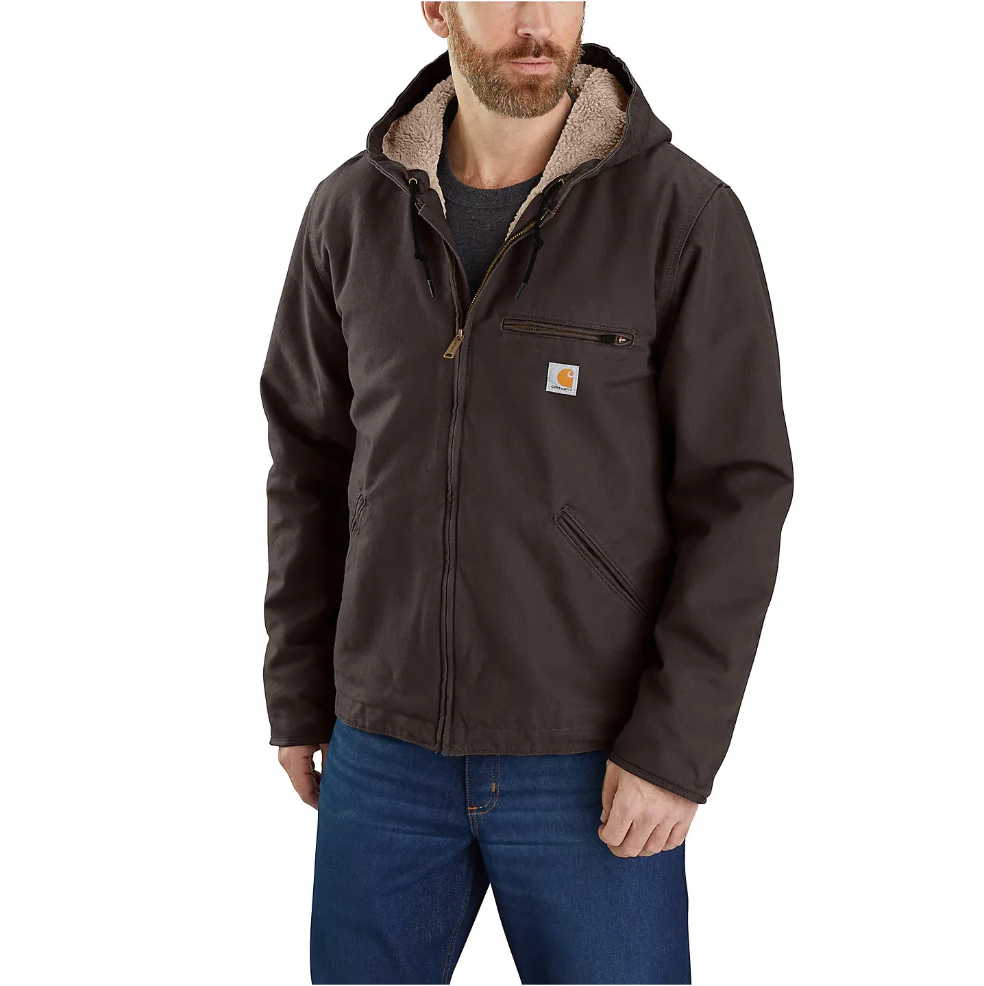 Carhartt Washed Duck Sherpa-Lined Jacket