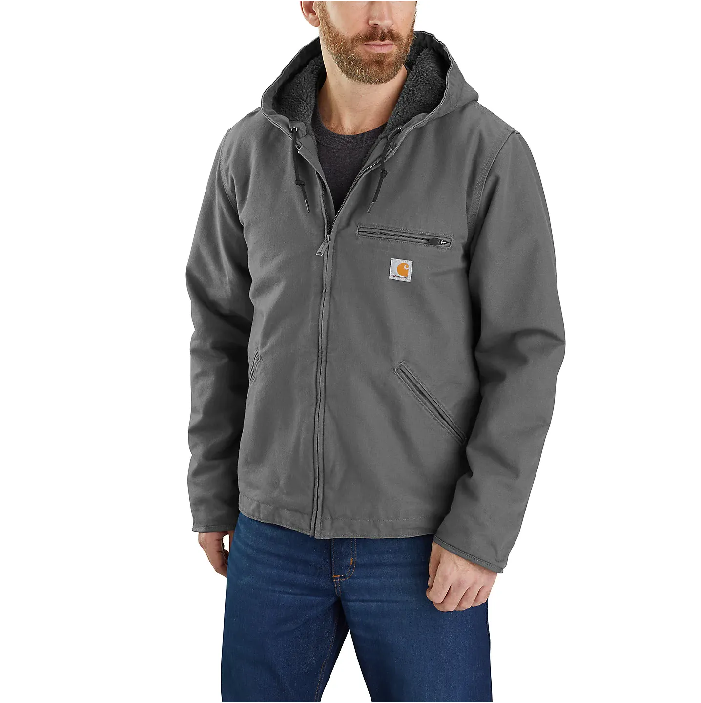 Carhartt Washed Duck Sherpa-Lined Jacket