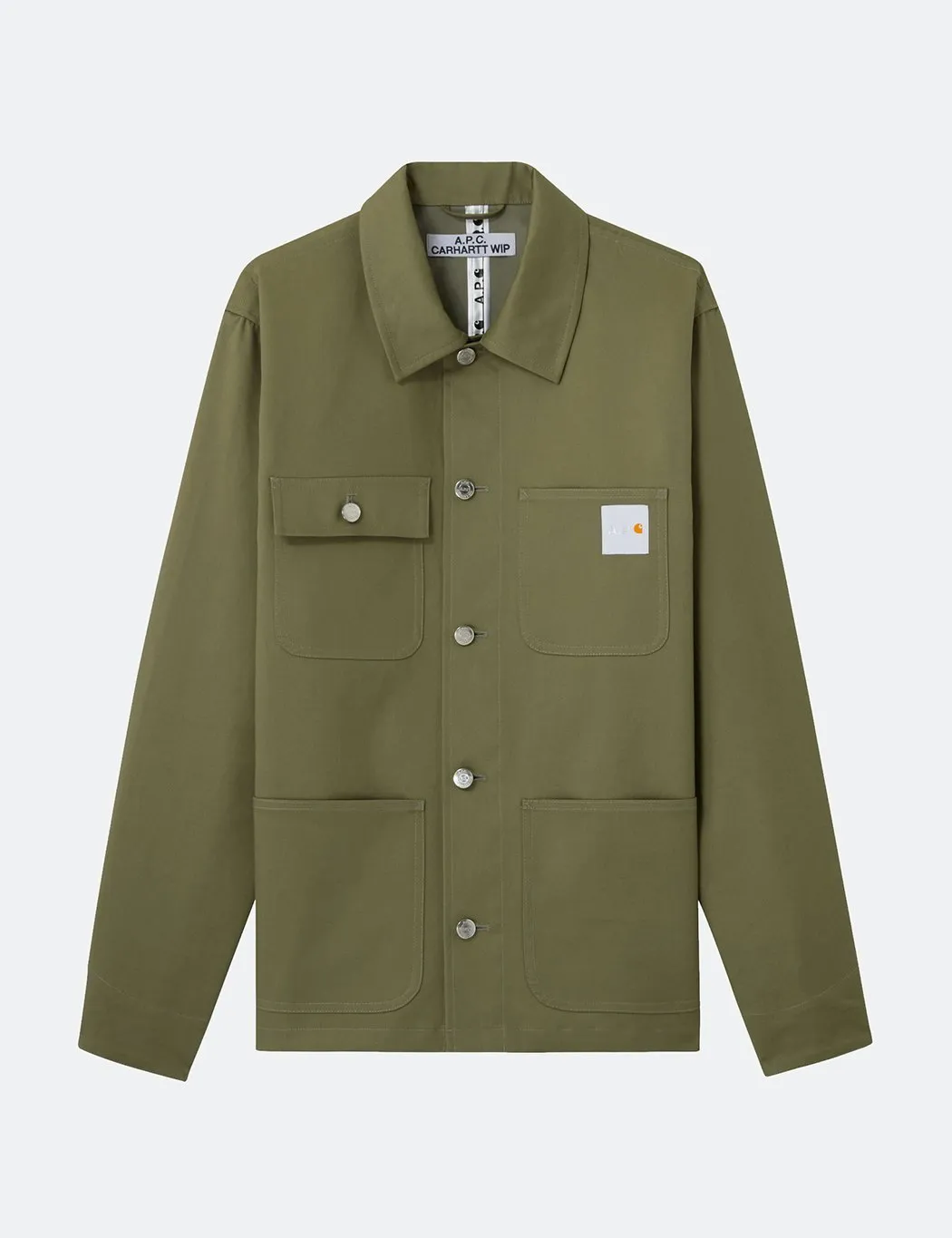 Carhartt-WIP A.P.C. Michigan Jacket - Khaki Green ~ Shop Now 