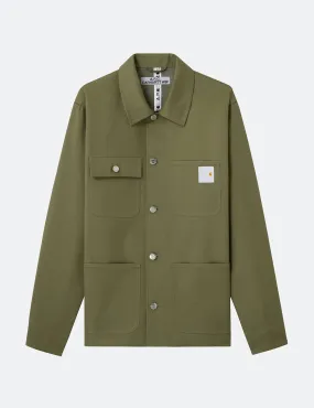 Carhartt-WIP A.P.C. Michigan Jacket - Khaki Green ~ Shop Now 