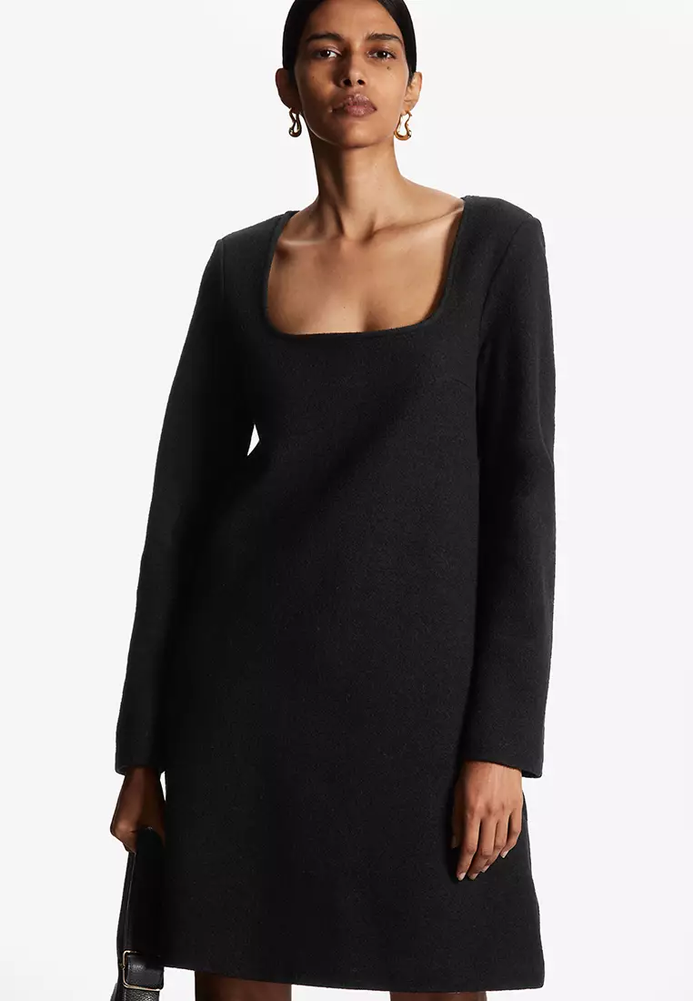 COS Square-Neck Mini Dress