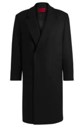 Cozy Wool Blend Relaxed-fit Coat