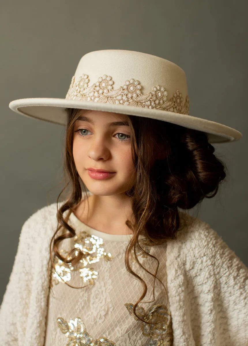 Cream Hallie Hat