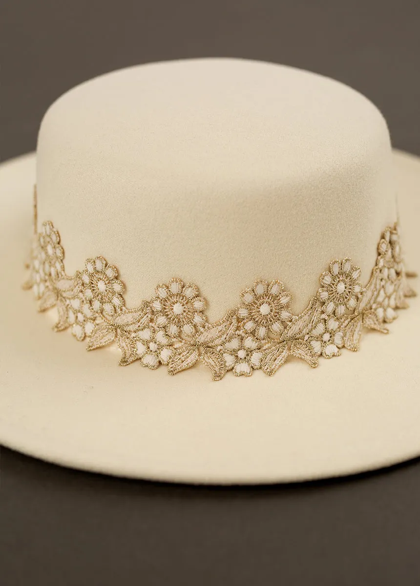 Cream Hallie Hat