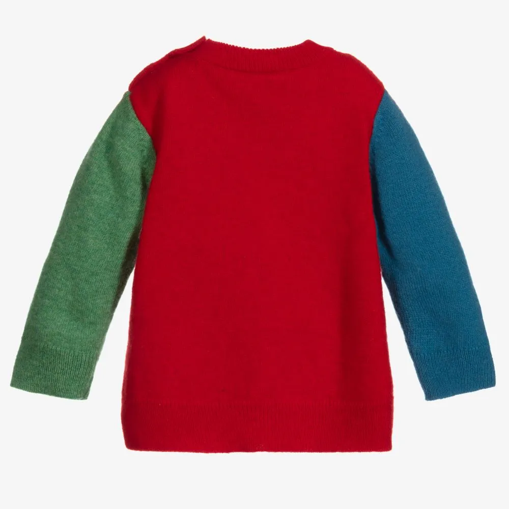 Crimson Wool Sweater