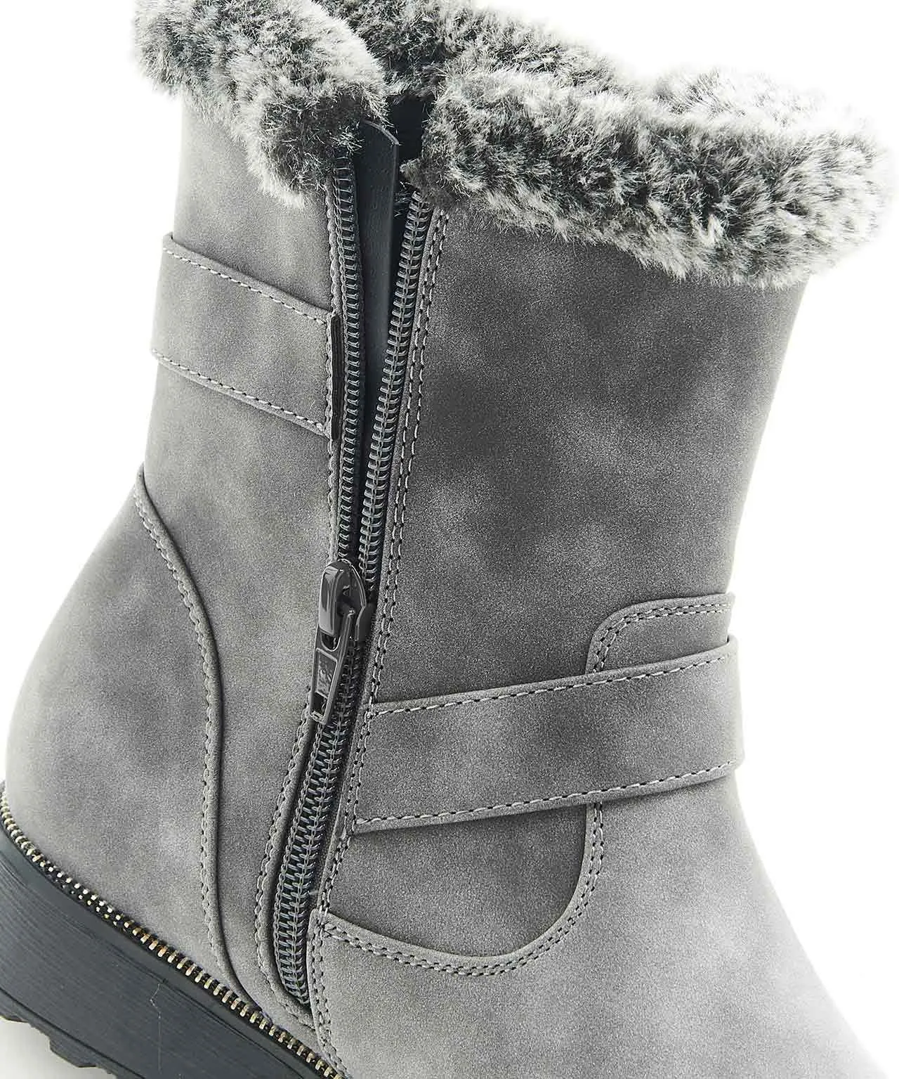 Comfortable Suede-Look Boots