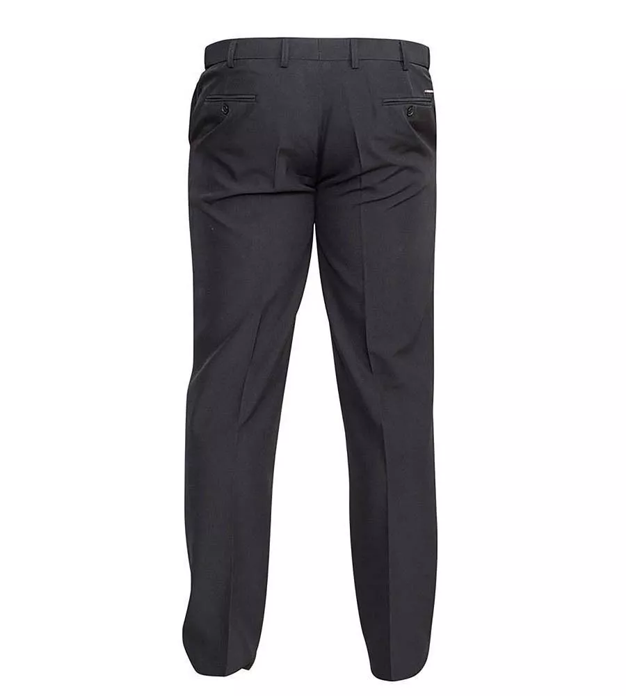 Mens Black Trousers With Adjustable Waist